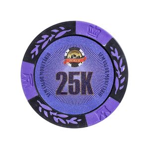 Fichas 14 Gramas Clay Lote com 25 Modelo New Millions 25K