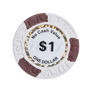 Fichas 14 Gramas Clay Lote com 25 Modelo Las Vegas Nevada 1