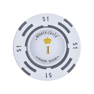 Fichas 14 Gramas Clay Lote com 25 Modelo Monte Carlo Poker Room 1