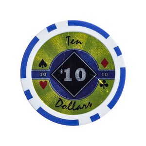 Fichas 11,5 Gramas Abs Lote com 25 Modelo Black Diamond 10