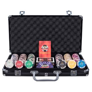 Maleta de Poker 300 fichas 14gms Monte Carlo Millions