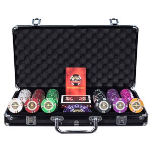 Maleta de Poker 300 fichas 14gms Gold Rush