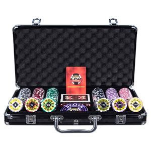 Maleta de Poker 300 fichas 11,5gms Black Diamond