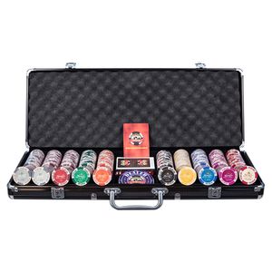 Maleta de Poker 500 fichas 14gms Monte Carlo Millions