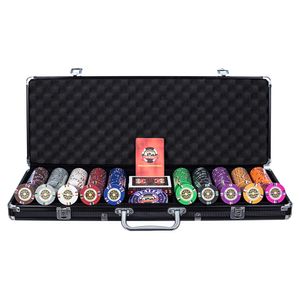 Maleta de Poker 500 fichas 14gms Gold Rush