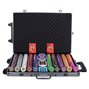 Maleta de Poker 1.000 fichas 14gms Gold Rush