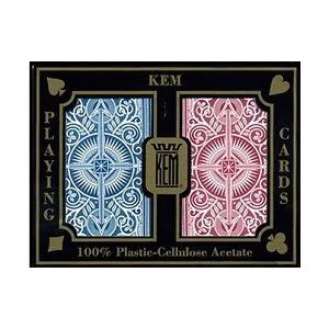 Baralho Kem Arrow Poker Jumbo Vermelho Azul