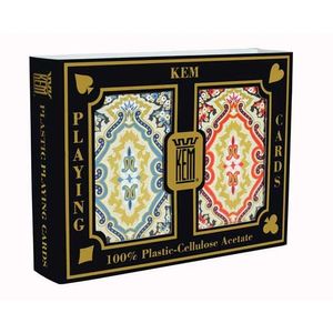 Baralho Kem Paisley Narrow Standard Vermelho Azul