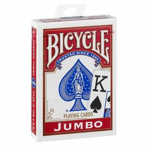 Baralho Bicycle Jumbo Vermelho