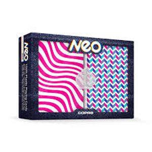 Baralho Copag Neo Wave Estojo Duplo 100% Plástico Naipe Grande