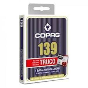 Baralho Copag 139 Para Truco Com Marcador De Pontos Azul
