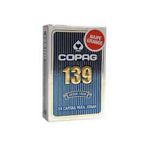 Baralho Copag 139 Naipe Grande Azul