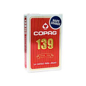 Baralho Copag 139 Naipe Grande Vermelho