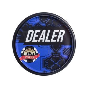 Botão Dealer Especial Azul / Preto