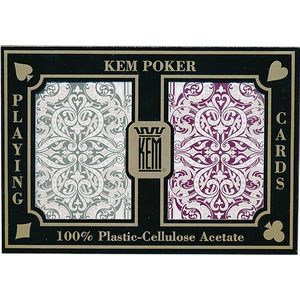 Baralho Kem Jacquard Narrow Standard Verde Bordo