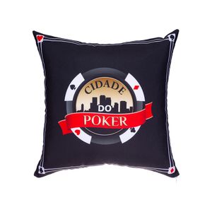 Capa Para Almofada Cidade do Poker (Ref 12)