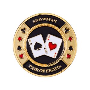 Card Guard Snowman Pair of Eights (Ref 68)