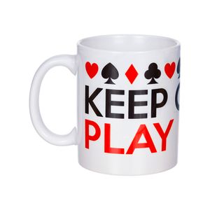 Caneca Keep Calm & Play Poker (Ref 08)