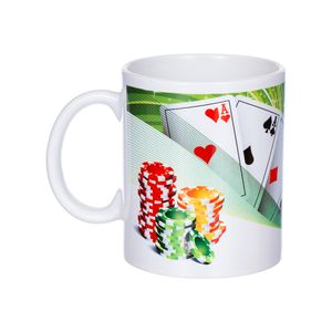 Caneca Quadra de Ás e Fichas (Ref 11)
