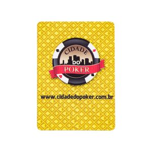 Cut Card Cidade do Poker Avulso Protetor de Cartas Protect Card Amarelo