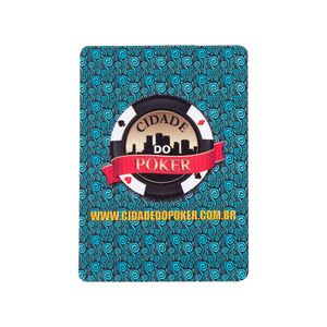 Cut Card Cidade do Poker Avulso Protetor de Cartas Protect Card Azul