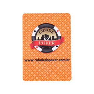 Cut Card Cidade do Poker Avulso Protetor de Cartas Protect Card Laranja