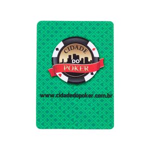 Cut Card Cidade do Poker Avulso Protetor de Cartas Protect Card Verde Naipe