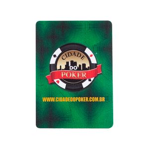 Cut Card Cidade do Poker Avulso Protetor de Cartas Protect Card Verde