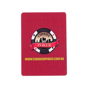 Cut Card Cidade do Poker Avulso Protetor de Cartas Protect Card Vermelho