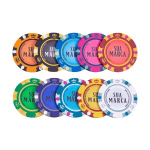 Fichas de Poker Personalizadas 14gms Monte Carlo 3-tone