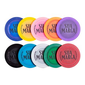 Fichas de Poker Personalizadas 11,5gms Borda Lisa