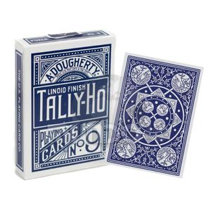 Baralho Tally-Ho Nº 9 Azul Fan Back