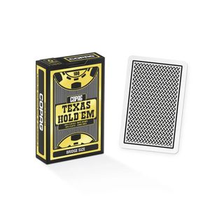 Baralho Copag 100% Plastico Texas Hold'em Bridge Size Preto