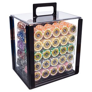 Maleta de Poker 1.000 fichas 11,5gms Black Diamond Case Acrílico