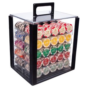 Maleta de Poker 1.000 Fichas 14gms Monte Carlo Millions Case Acrílico