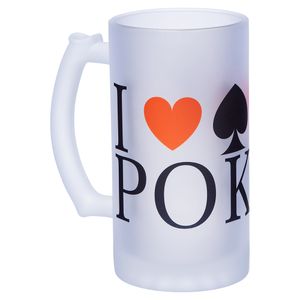 Caneca de Chopp I Love Poker (Ref 02)