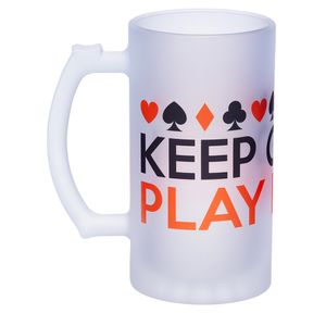 Caneca de Chopp Keep Calm And Player Poker (Ref 05)
