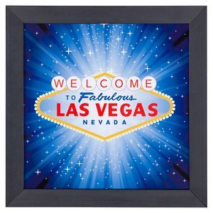 Quadro Pequeno Las Vegas Azul