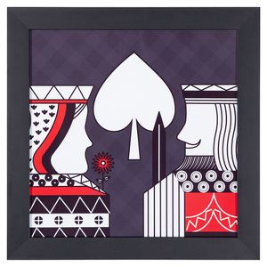 Quadro Pequeno Preto Espada