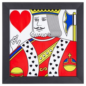 Quadro Pequeno Rei Copas
