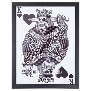 Quadro Rei de Copas