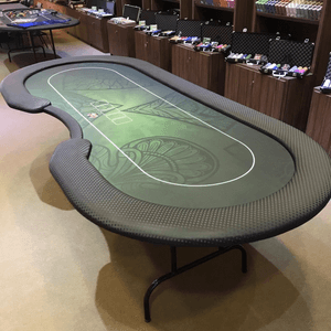 Mesa de Poker Oval 2,50 x 1,10
