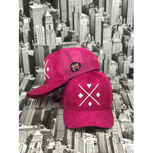 Boné Naipes Camurça Pink