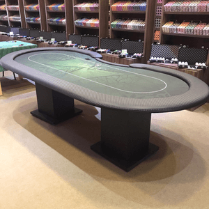 Mesa Poker Oval 2,60 x 1,20 Verde Naipes