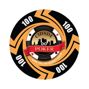 Fichas Cerâmica 10 Gramas Lote com 10 unidades Modelo 4 Raios -Valor 100