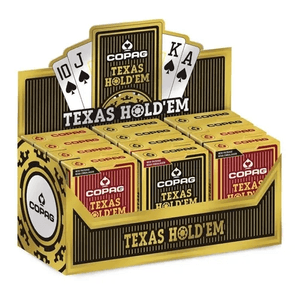 Baralho Copag 100% Plastico Texas Hold'em Caixa Com 12
