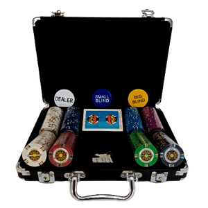 Maleta de Poker 200 fichas 14gms Gold Rush
