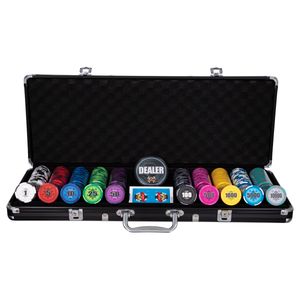 Maleta de Poker 500 fichas 11,5gms Abs Mirage