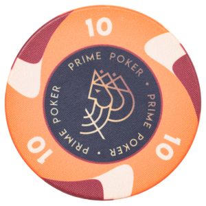 Fichas de Poker Cerâmica 39mm Valor 10