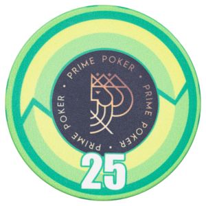 Fichas de Poker Cerâmica 43mm Valor 25